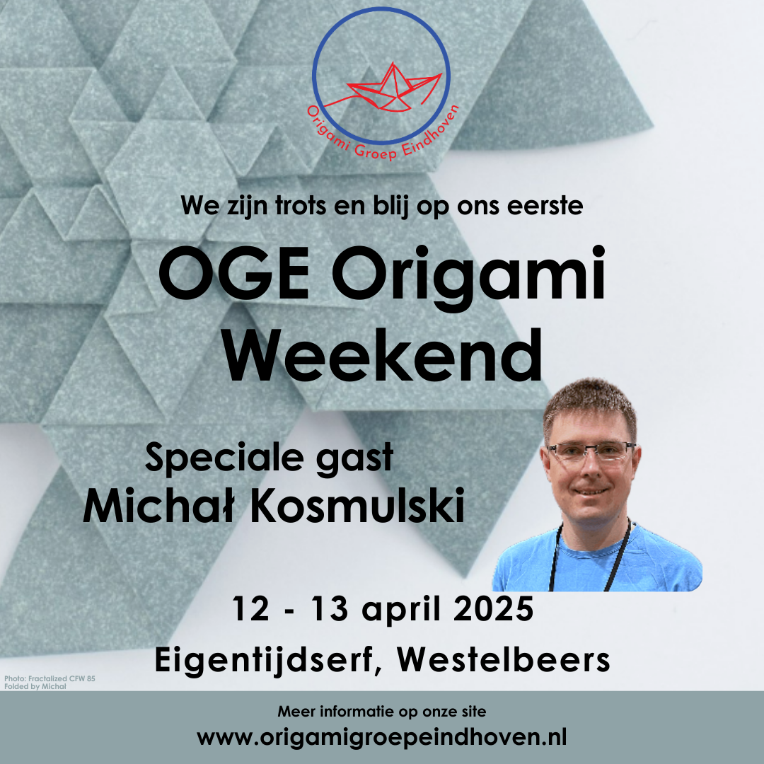Ons eerste echte origami weekend - Origami Groep Eindhoven