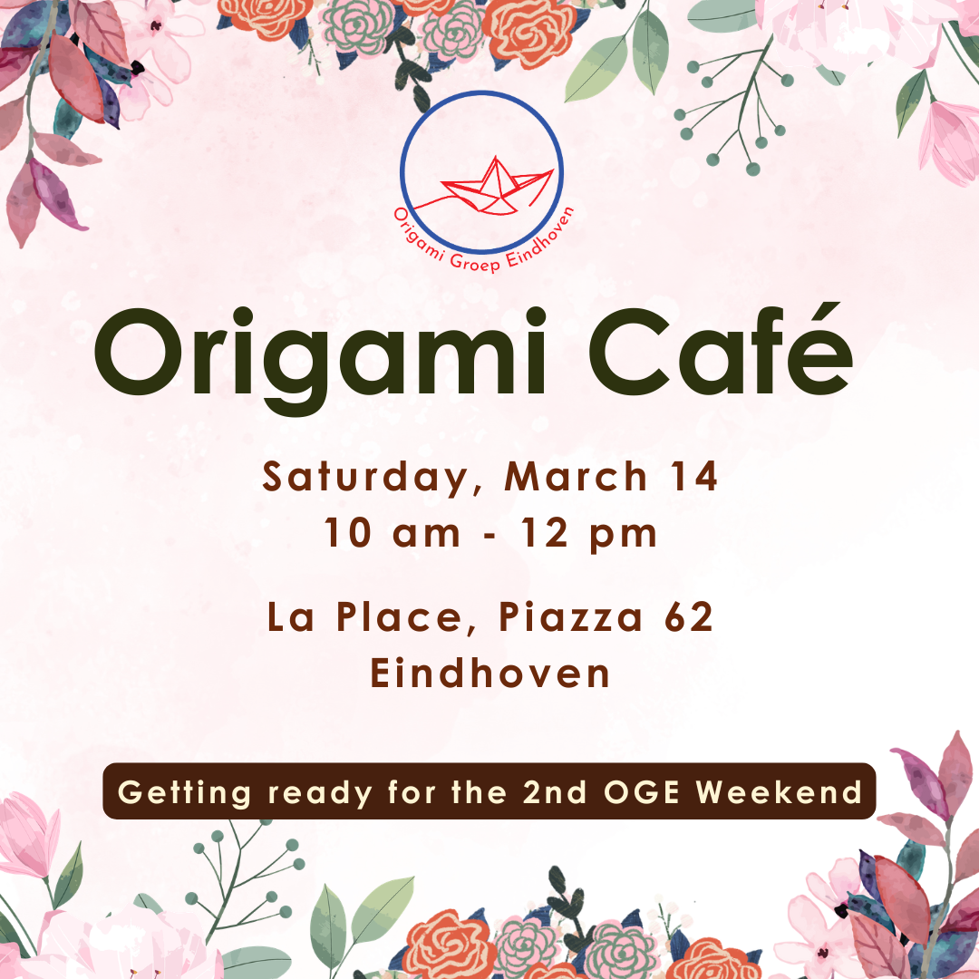 Komende activiteiten - Origami Groep Eindhoven